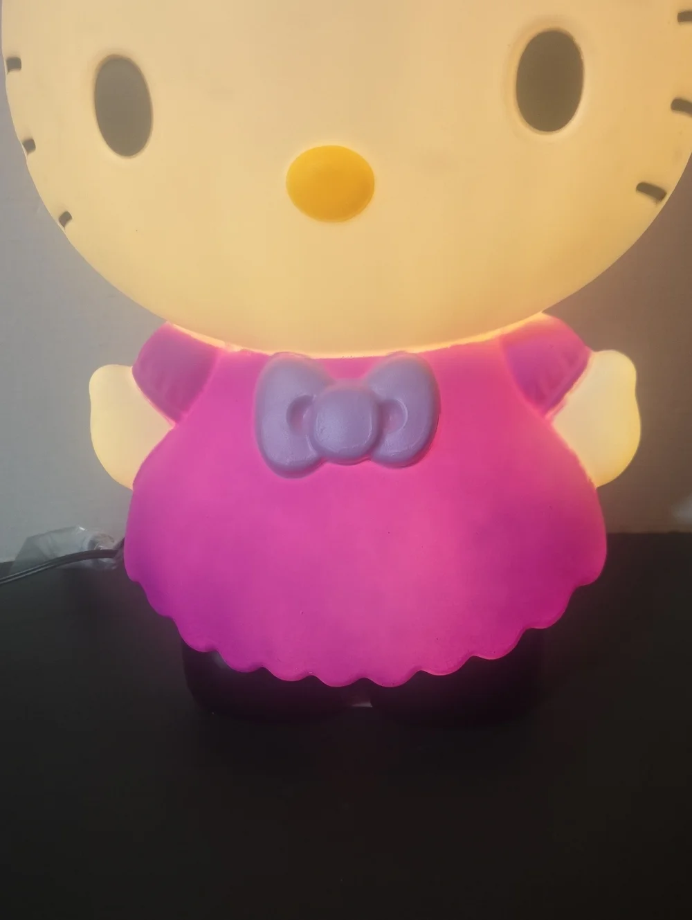 Hello Kitty Blow Mold Witch Halloween Lighted Yard Decor Sculpture 22” Plug-in